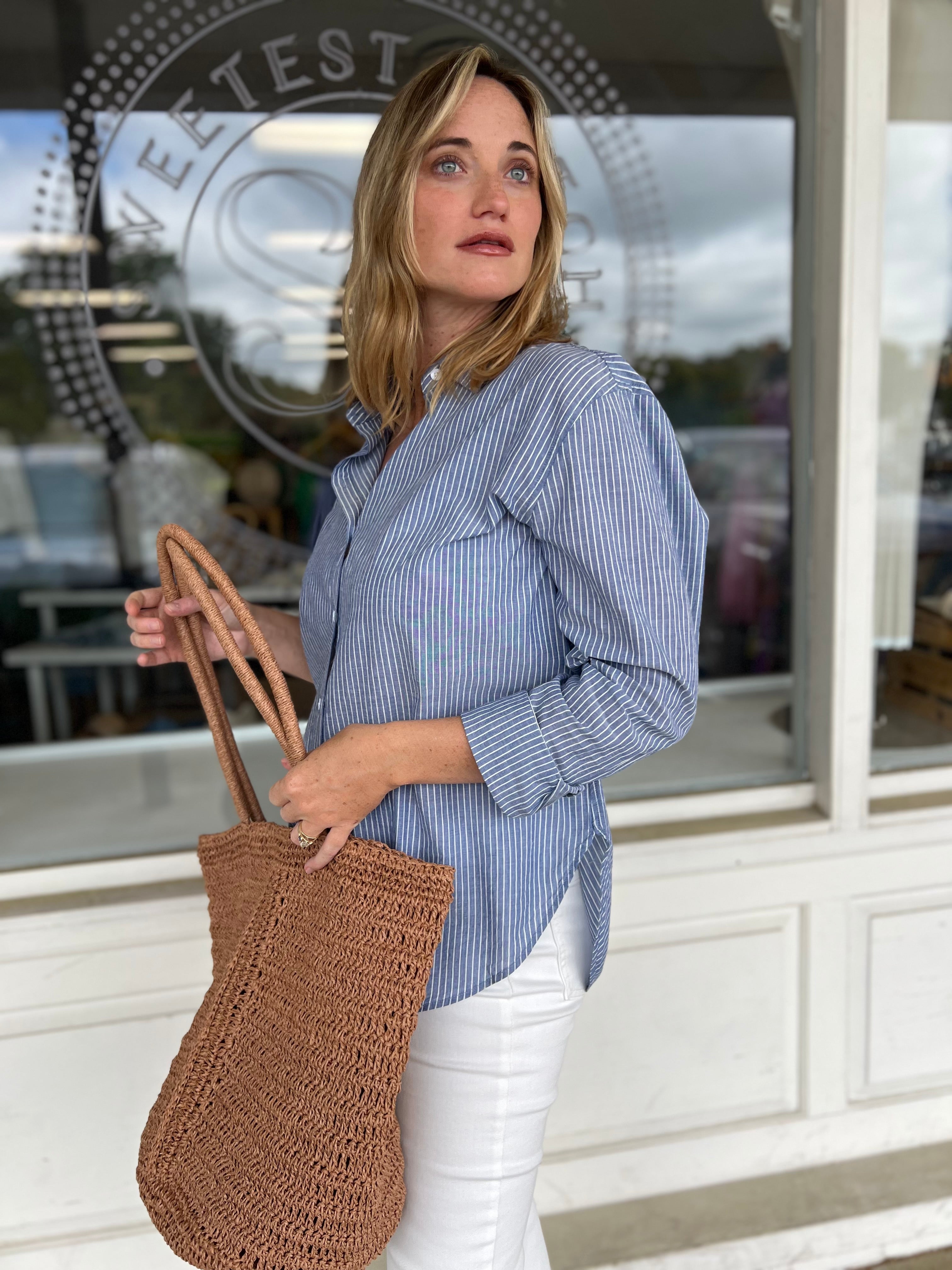 Z Supply | Seaport Striped Shirt | Sweetest Stitch Boutique