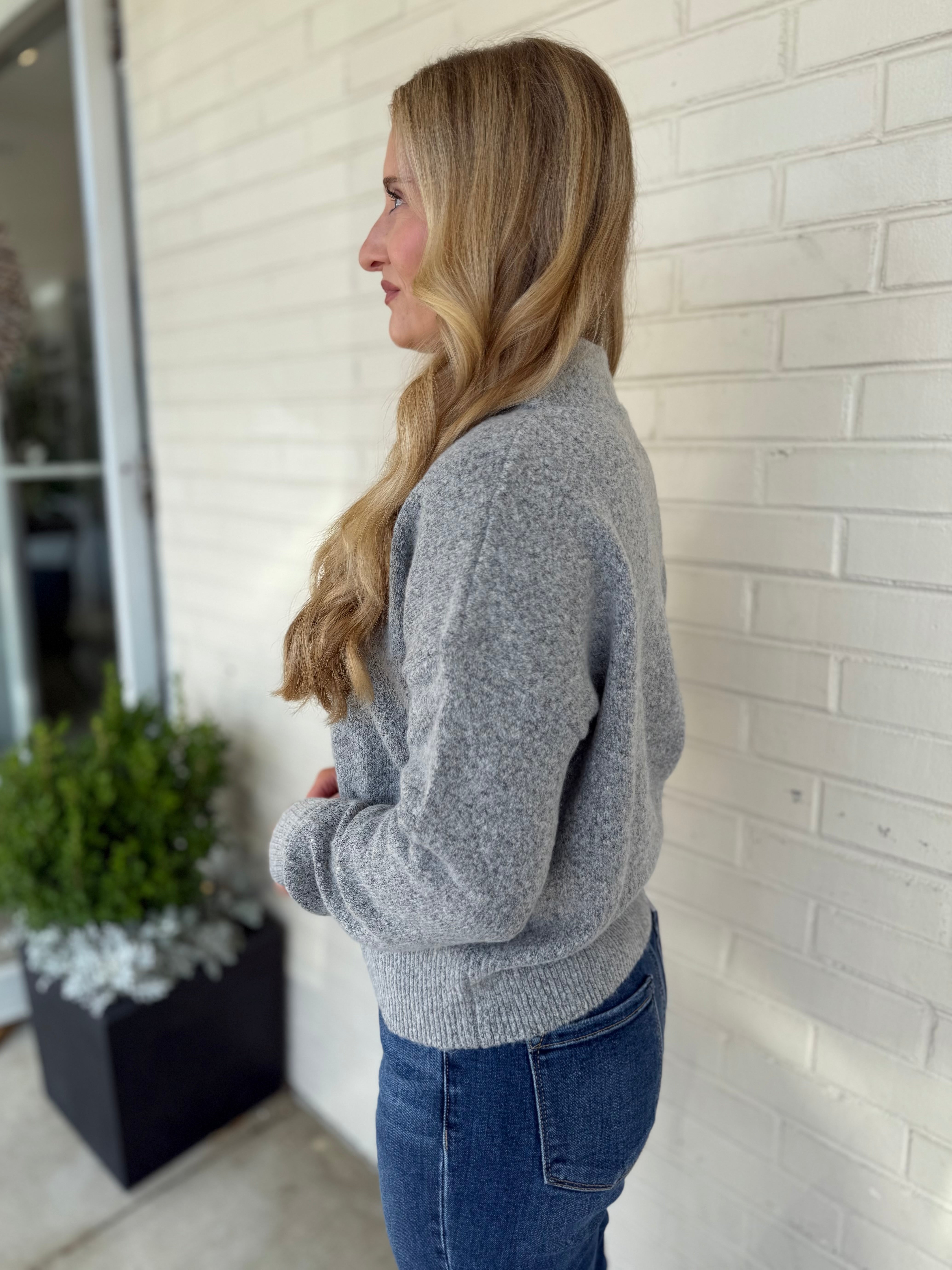Grade & Gather | Hartford Mock Neck Sweater | Sweetest Stitch 