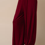 Lalavon | Liza Balloon Pants - Burgundy | Sweetest Stitch Boutique RVA
