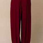 Lalavon | Liza Balloon Pants - Burgundy | Sweetest Stitch Boutique RVA