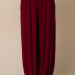 Lalavon | Liza Balloon Pants - Burgundy | Sweetest Stitch Boutique RVA