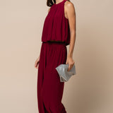 Lalavon | Liza Balloon Pants - Burgundy | Sweetest Stitch Boutique RVA