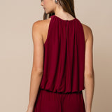 Lalavon | Liza Sleeveless Top - Burgundy | Sweetest Stitch Boutique