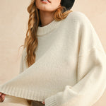Miou Muse | Marilyn Crew Neck Knit Sweater | Sweetest Stitch Boutique
