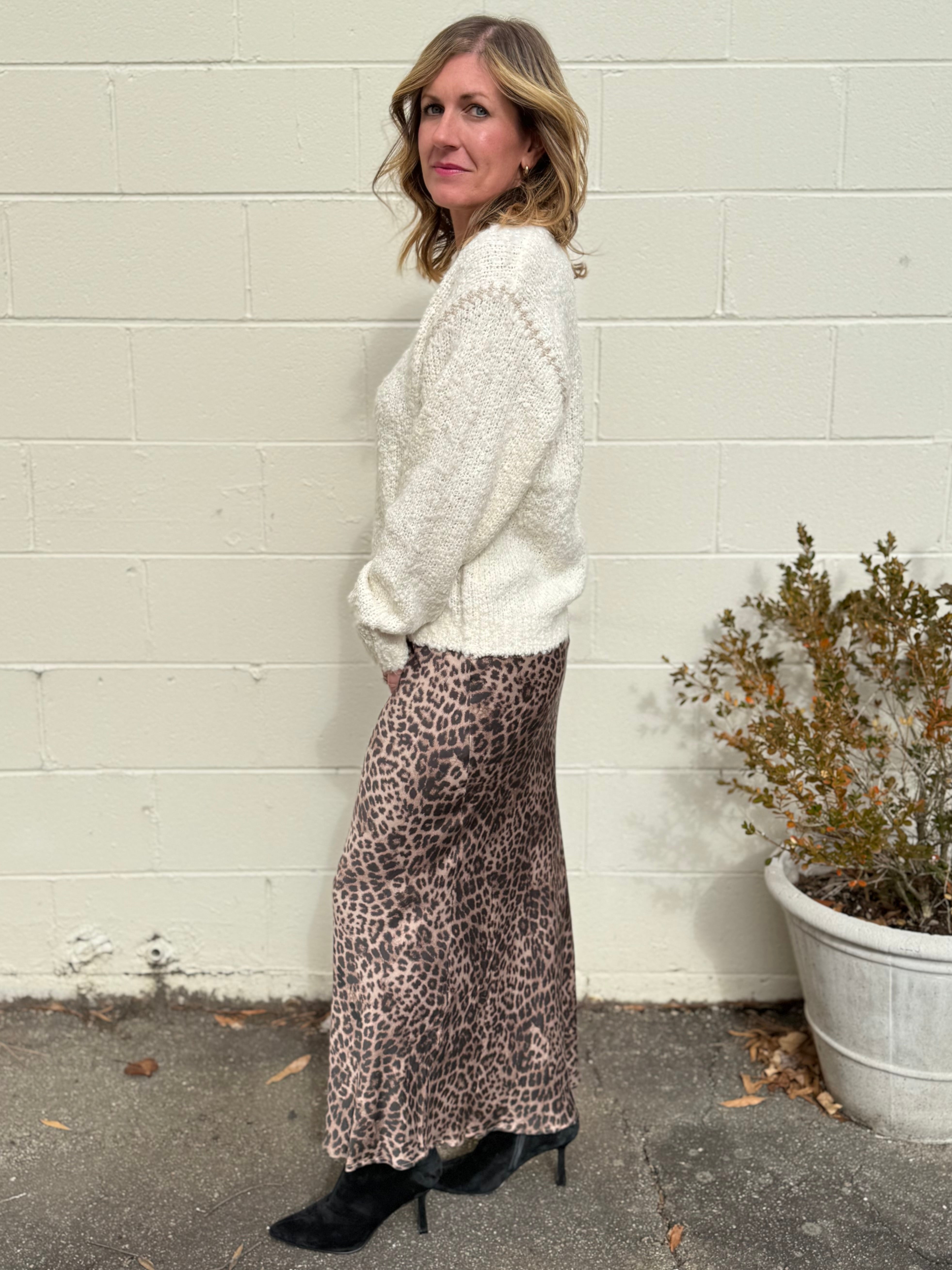 Z Supply | Izabel Leopard Maxi Skirt | Sweetest Stitch Boutique