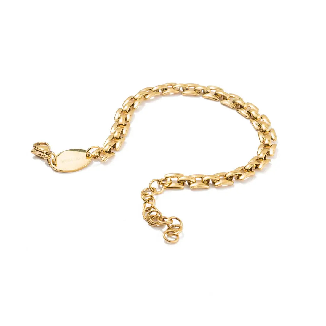 Brenda Grands | Squared Chain Bracelet | Sweetest Stitch
