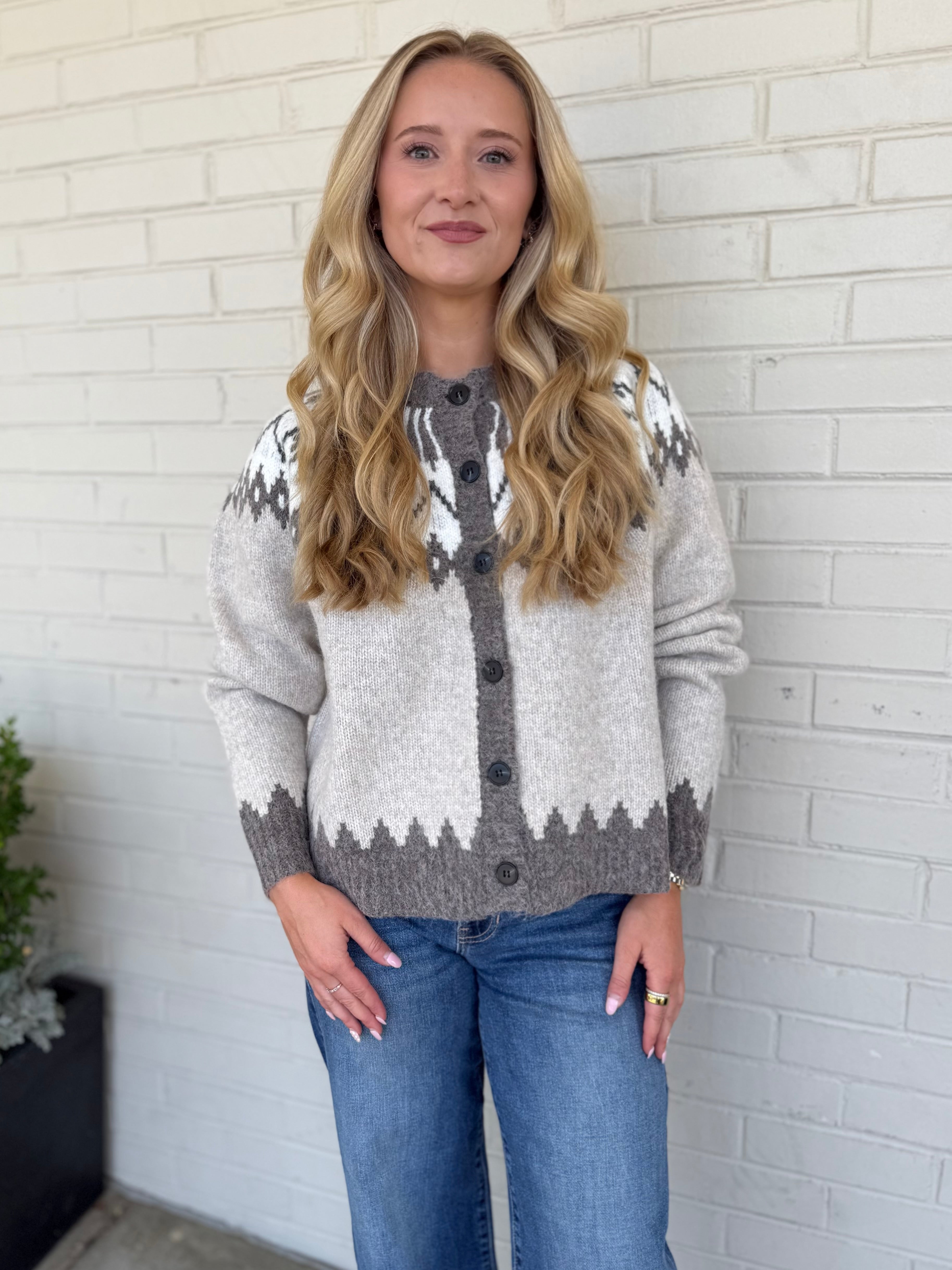 Miou Muse | Amina Print Cardigan | Sweetest Stitch Boutique
