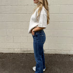 Flying Monkey | Lily Crop Flare Jeans | Sweetest Stitch Boutique