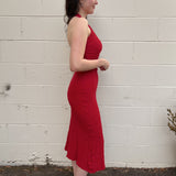 Invite Only Red Halter Dress