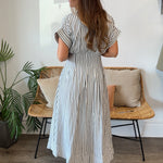 Entro | Shirley Striped Midi Dress | Sweetest Stitch Boutique Richmond