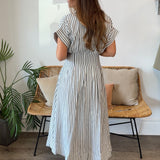 Entro | Shirley Striped Midi Dress | Sweetest Stitch Boutique Richmond