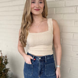 By Together | Jacquard Square Tank | Sweetest Stitch Boutique