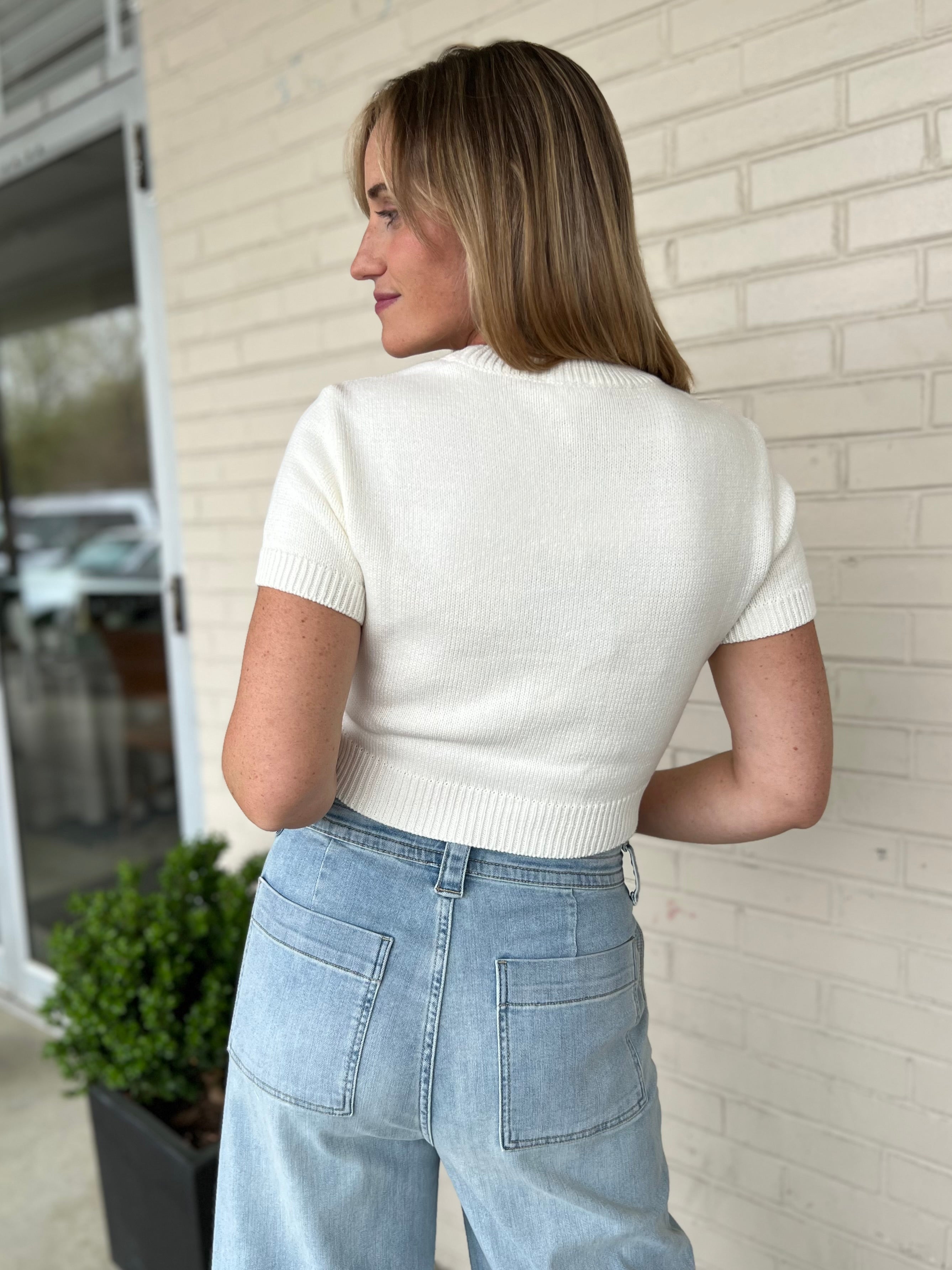 Le Lis | Teddy Knit Top | Sweetest Stitch Boutique