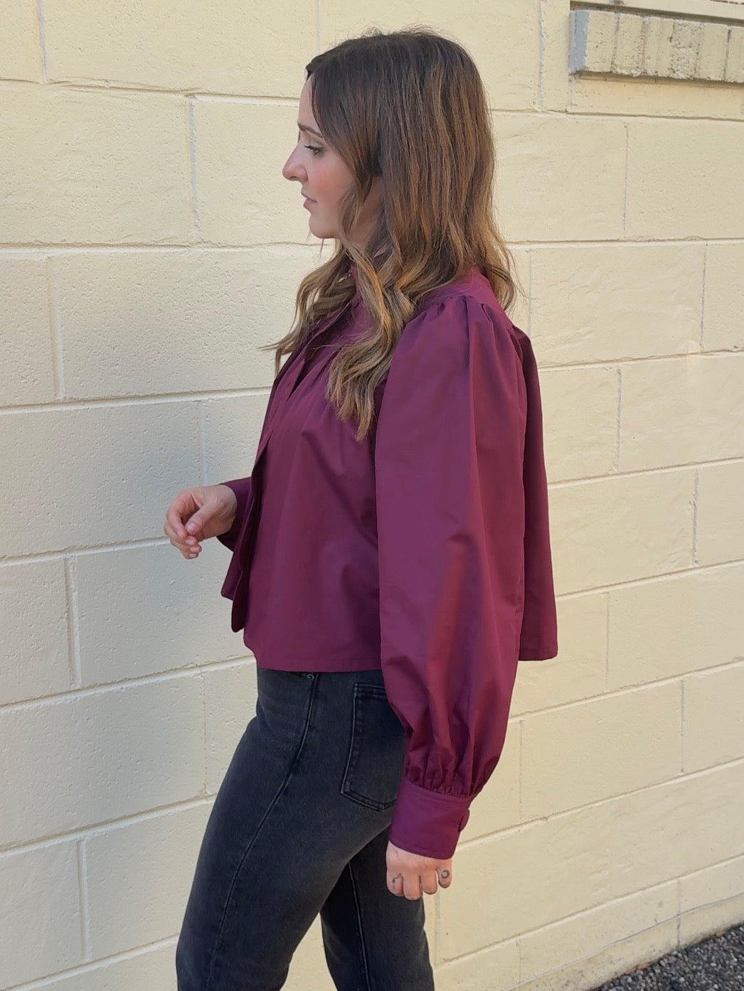 Entro | Suzy Button Front Top | Sweetest Stitch Boutique Richmond VA
