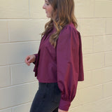 Entro | Suzy Button Front Top | Sweetest Stitch Boutique Richmond VA