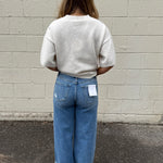 Flying Monkey | Alfie Cuffed Wide Leg Jeans | Sweetest Stitch
