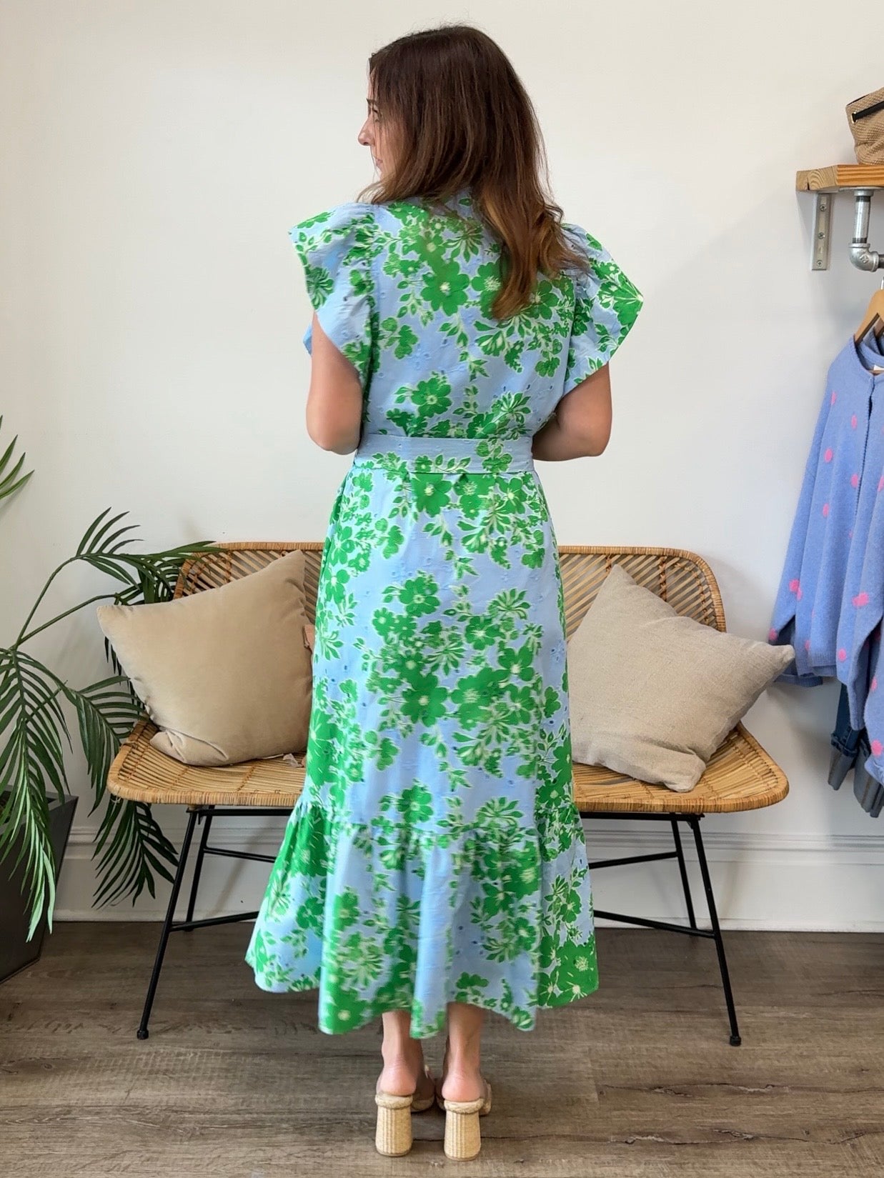 Entro | Gigi Floral Midi Dress | Sweetest Stitch Boutique Richmond