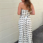 Olivaceous | Camila Polka Dot Midi Dress | Sweetest Stitch Boutique