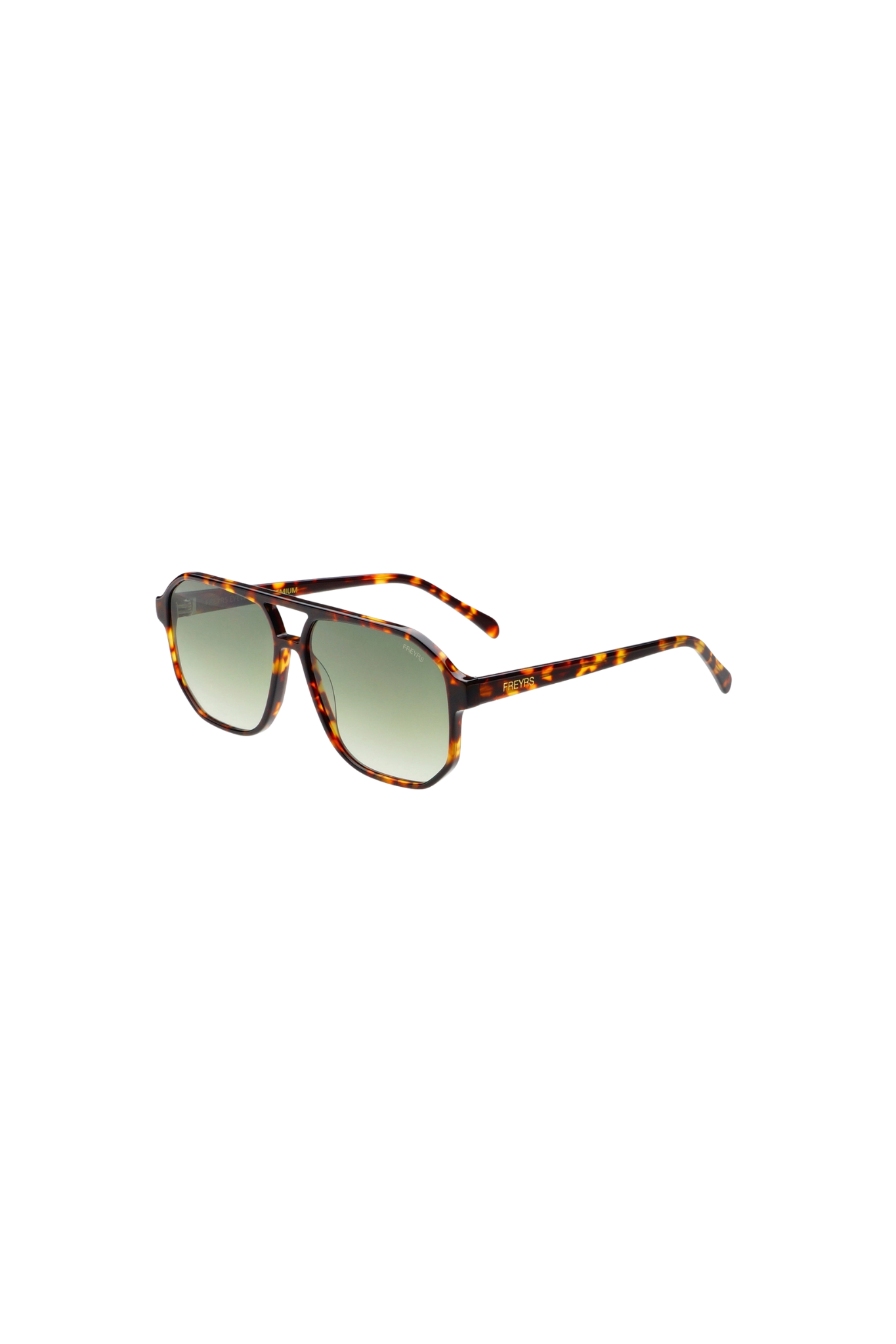Freyrs | Billie Sunglasses - Tortoise/Green | Sweetest Stitch Boutique