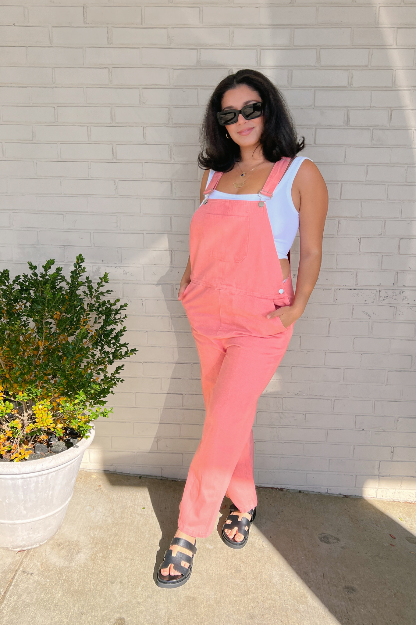Storia | Pink Overall Pants | Sweetest Stitch Women's Online Shop