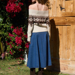 Moon River | Justine Denim Midi Skirt | Sweetest Stitch Boutique RVA