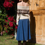Moon River | Justine Denim Midi Skirt | Sweetest Stitch Boutique RVA