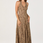 ASTR The Label | Myra V-Neck Halter Maxi Dress | Sweetest Stitch