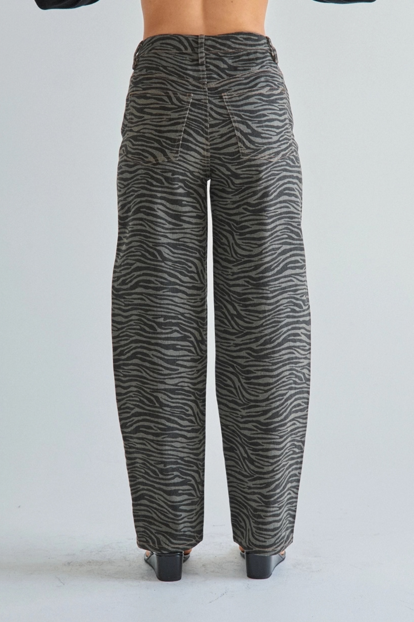 Able | Sadie Zebra Barrel Pants | Sweetest Stitch Boutique Richmond