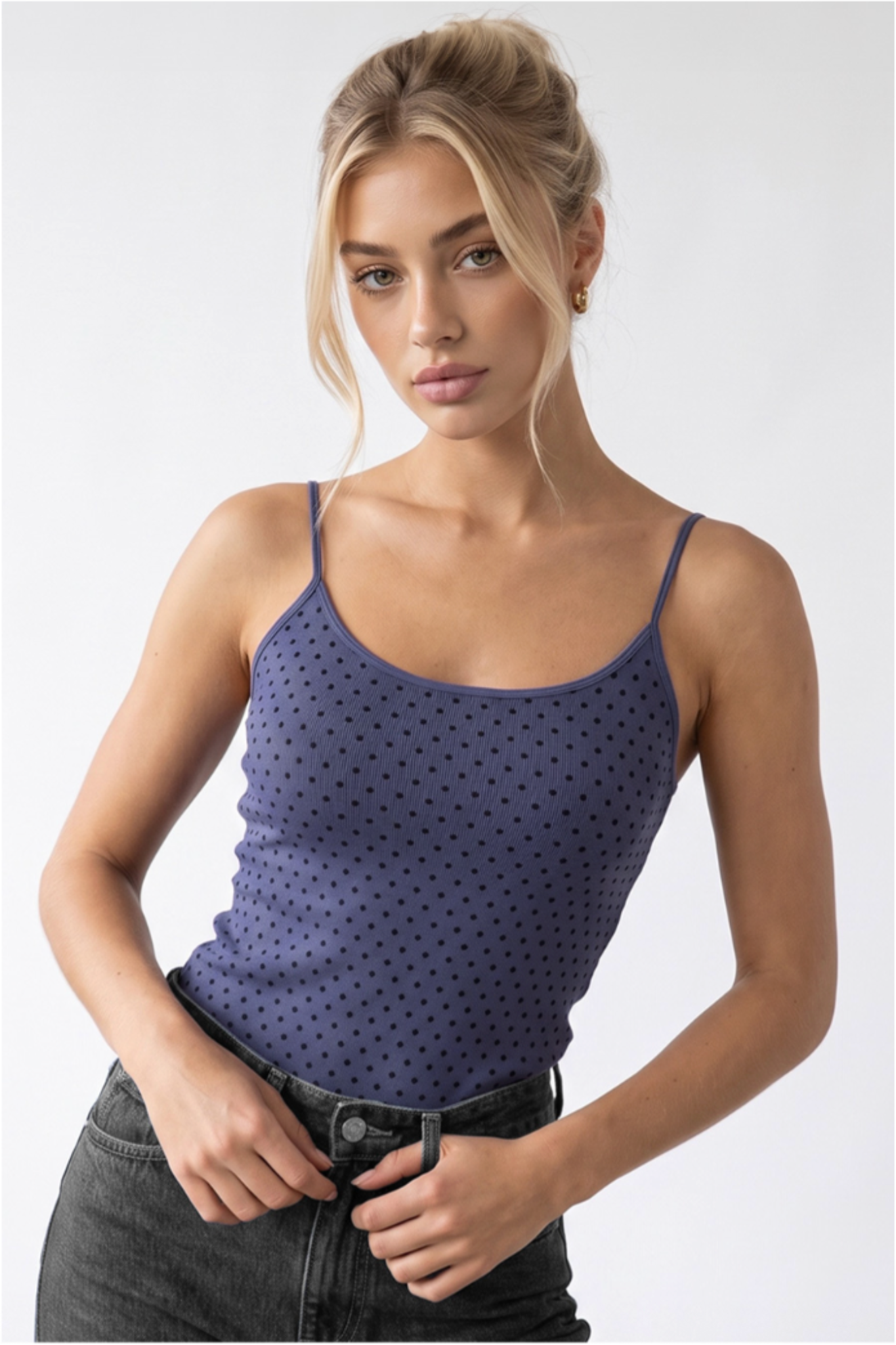 Nikibiki | Polka Dot Cami | Sweetest Stitch Boutique Richmond VA