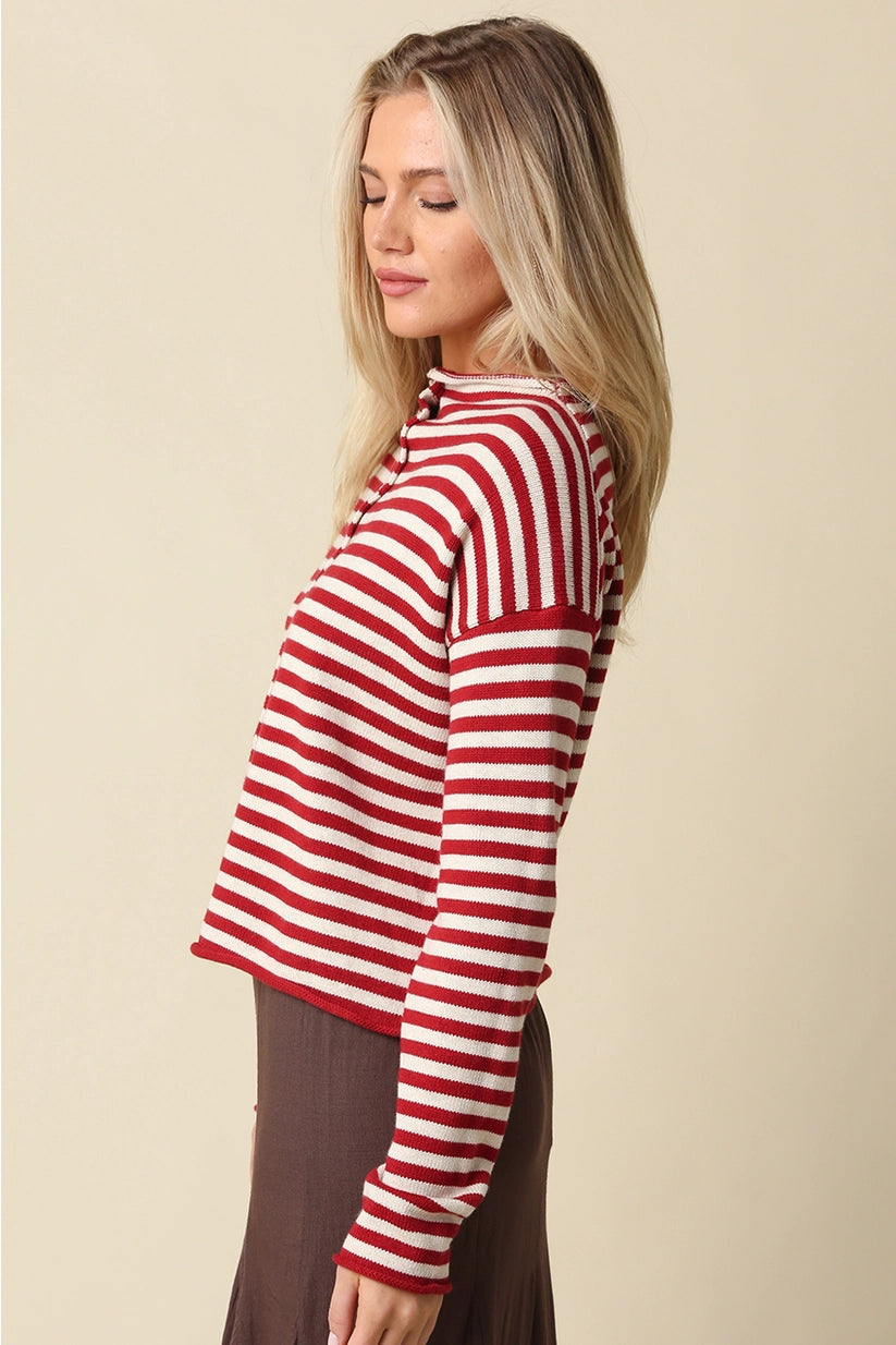 Olivaceous | Michelle Striped Cardigan | Sweetest Stitch Boutique RVA
