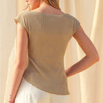 Miou Muse | Diana Ribbed Top | Sweetest Stitch Boutique Richmond