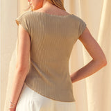 Miou Muse | Diana Ribbed Top | Sweetest Stitch Boutique Richmond