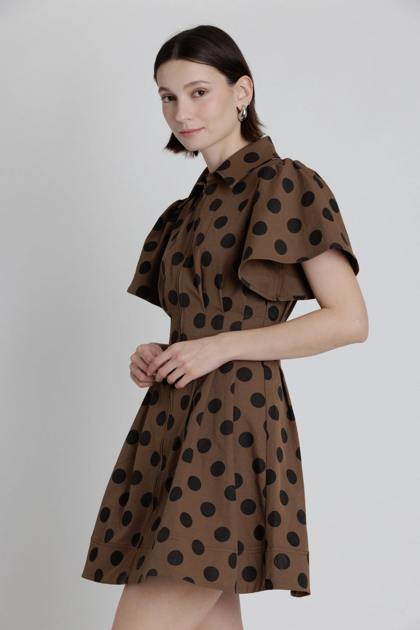 Aureum | Harper Polka Dot Mini Dress | Sweetest Stitch Boutique RVA