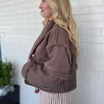 Miou Muse | Sally Sherpa Reversible Jacket | Sweetest Stitch
