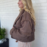 Miou Muse | Sally Sherpa Reversible Jacket | Sweetest Stitch