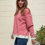 Miou Muse | Athena Striped Pullover | Sweetest Stitch Boutique