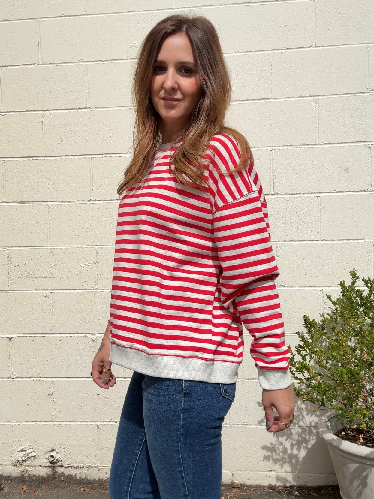 Miou Muse | Athena Striped Pullover | Sweetest Stitch Boutique