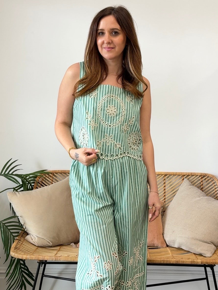 Entro | Olivia Sleeveless Stripe Top | Sweetest Stitch Boutique RVA