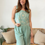 Entro | Olivia Sleeveless Stripe Top | Sweetest Stitch Boutique RVA