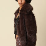 Olivaceous | Jenna Faux Fur Jacket | Sweetest Stitch Boutique RVA