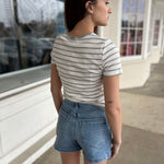 Just Black Denim | Cammie Cargo Shorts | Sweetest Stitch