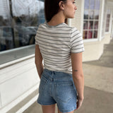 Just Black Denim | Cammie Cargo Shorts | Sweetest Stitch
