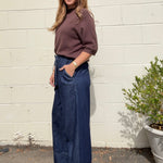 Crescent | Katie Wide Leg Denim Pants | Sweetest Stitch Boutique 