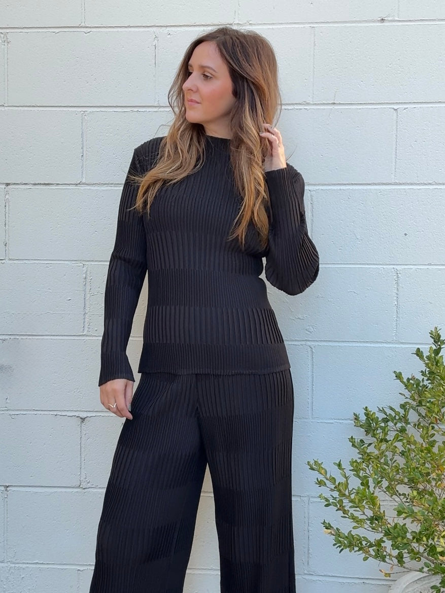 Current Air | Hattie High Neck Long Sleeve Top | Sweetest Stitch
