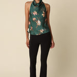 Olivaceous | Reagan Floral Halter Top | Sweetest Stitch Boutiqure RVA
