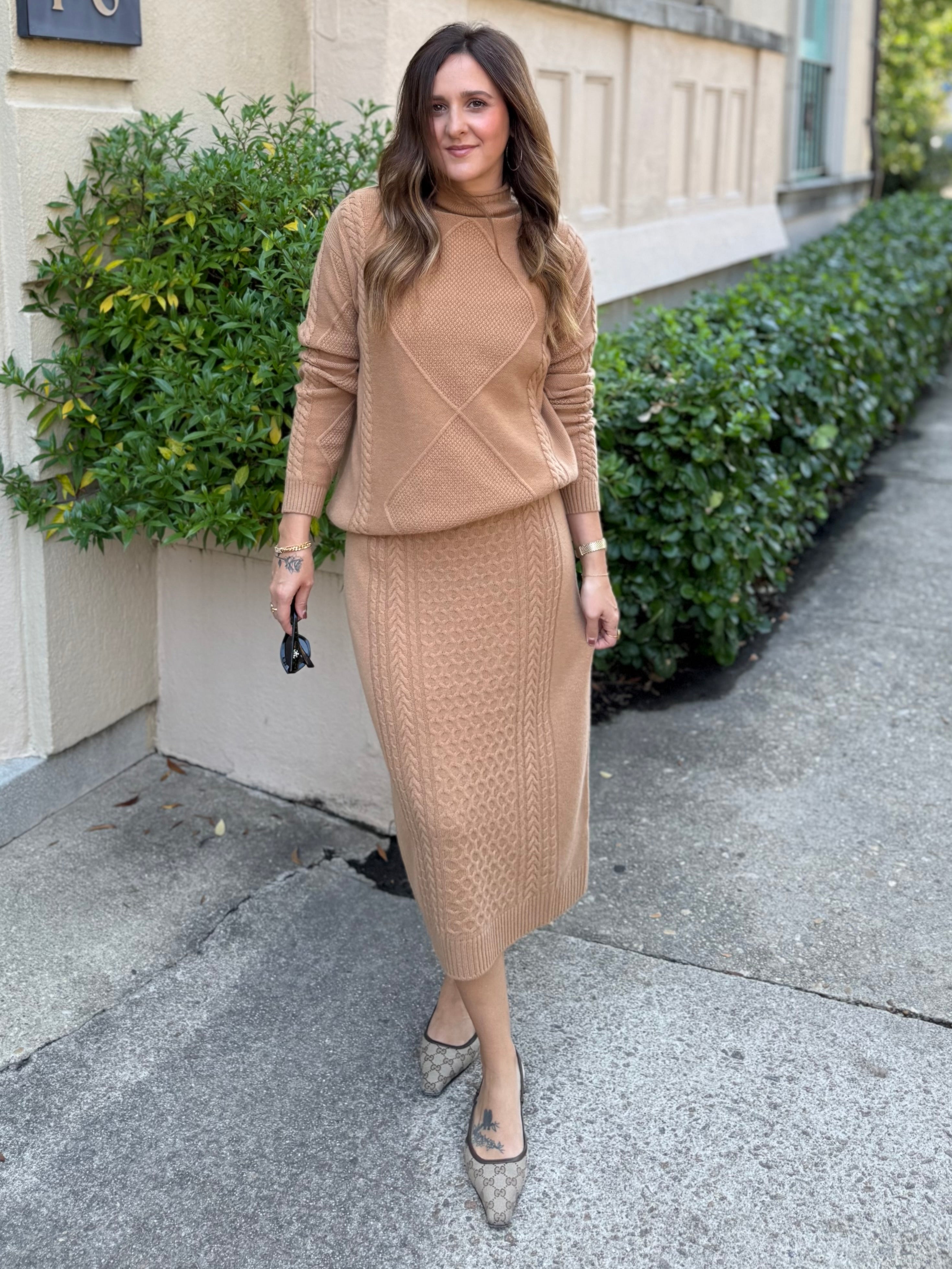Current Air | Frances Knit Midi Skirt | Sweetest Stitch Boutique