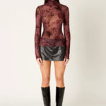 NIA | Ophelia Floral Mesh Top | Sweetest Stitch Boutique Richmond VA
