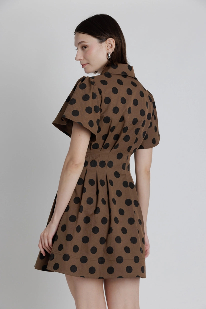 Aureum | Harper Polka Dot Mini Dress | Sweetest Stitch Boutique RVA