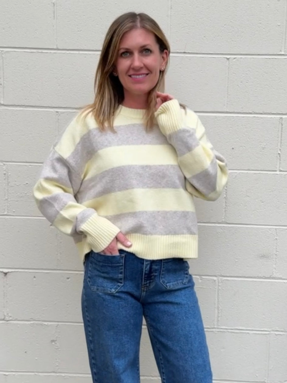 Z Supply | Cirrus Stripe Sweater | Sweetest Stitch