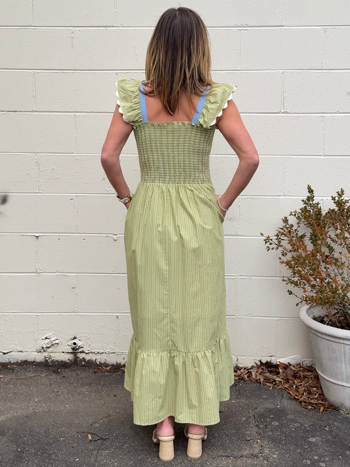 THML | Arleth Ruffle Sleeve Maxi Dress | Sweetest Stitch Boutique